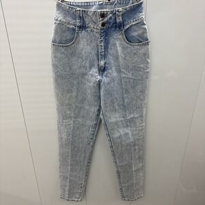 Vintage Fredericks of Hollywood Women's Stone Washed Jeans High Rise Sz 13 30x31
